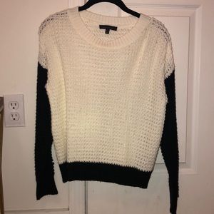 Urban outfitters black and white sweater